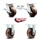 Service Caster 5 Inch Kingpinless High Temp Phenolic Caster Brakes/Swivel Locks 2 Rigid, 2PK SCC-KP30S520-PHRHT-SLB-BSL-2-R-2 - alternate 4